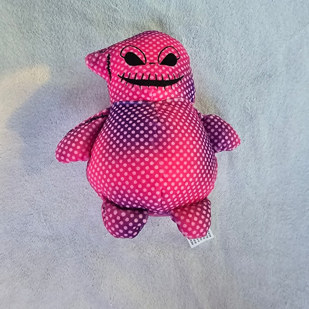 Disney Nightmare Before Christmas Oogie Boogie Pink Purple Polka Dot Plush Toy